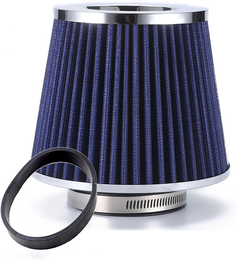 Wivplex Universal Car Air Filter - 70MM Blue - Image 1