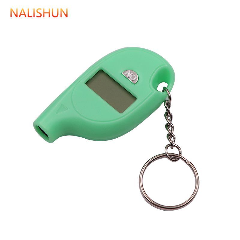 Keychain Tire Pressure Gauge with Digital Display for Car Tires