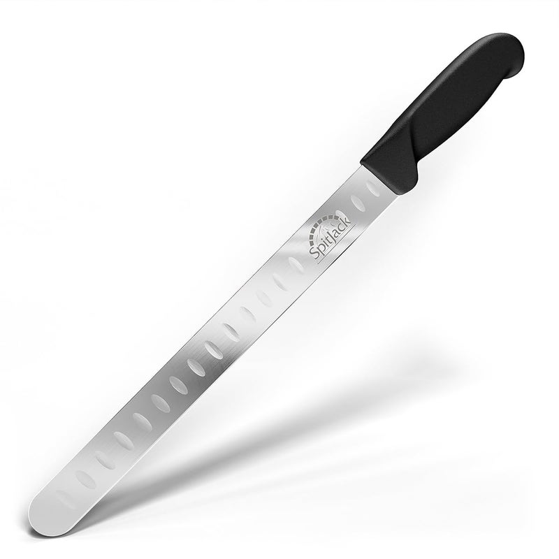 SPITJACK BBQ Smoked Brisket Knife for Meat Carving and Slicing - SS, Granton Edge, 11 Inch Blade - Image 1