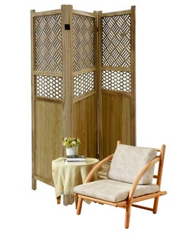 Living Room Divider 3 Panel Room Partition, Foldable Freestanding 40*170 CM  - Image 1