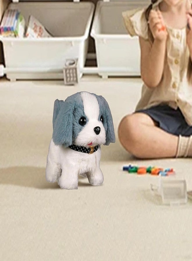 Claudelle Electronic Plush Puppy Walking and Making Sound Soft Plush Toy for Gift Kids Grey| Plush Baby Toy | Soft Stuffed Toy | Baby Cuddle Toy (Plush Baby Toy-ZZ) - Image 4