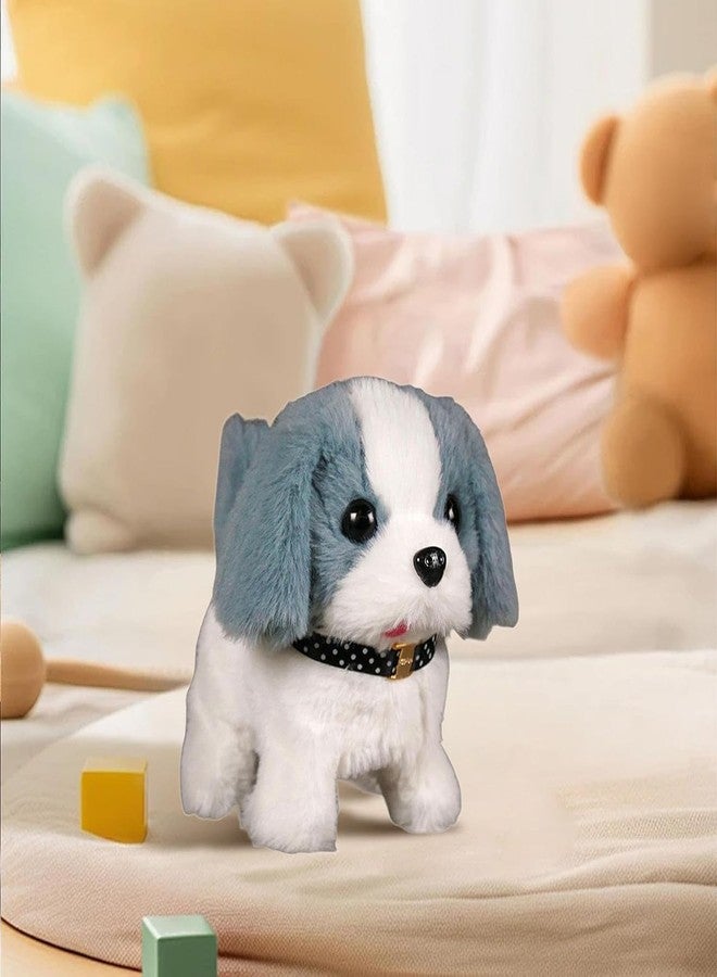 Claudelle Electronic Plush Puppy Walking and Making Sound Soft Plush Toy for Gift Kids Grey| Plush Baby Toy | Soft Stuffed Toy | Baby Cuddle Toy (Plush Baby Toy-ZZ) - Image 5