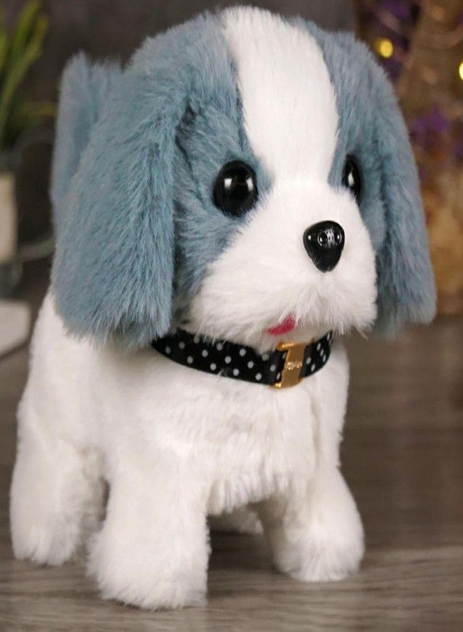 Claudelle Electronic Plush Puppy Walking and Making Sound Soft Plush Toy for Gift Kids Grey| Plush Baby Toy | Soft Stuffed Toy | Baby Cuddle Toy (Plush Baby Toy-ZZ) - Image 3
