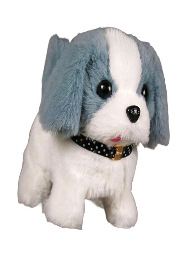 Claudelle Electronic Plush Puppy Walking and Making Sound Soft Plush Toy for Gift Kids Grey| Plush Baby Toy | Soft Stuffed Toy | Baby Cuddle Toy (Plush Baby Toy-ZZ) - Image 1