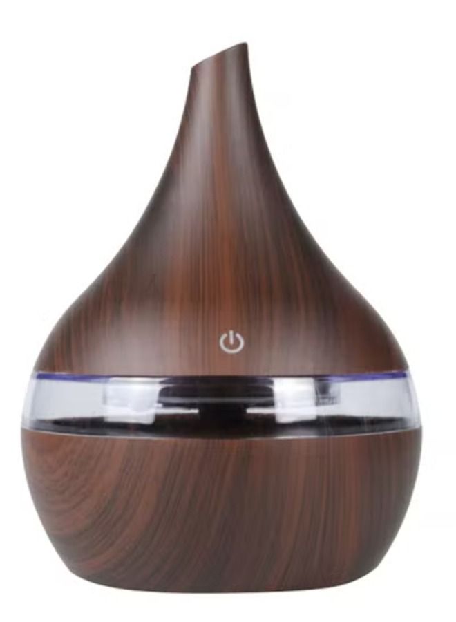 ACLIX LED Light Ultrasonic Air Humidifier Dark Brown Clear - Image 1
