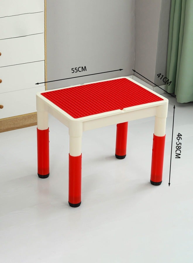 JSAITOYS High Quality Children's Plastic Block Table and Children's Furniture - Image 2