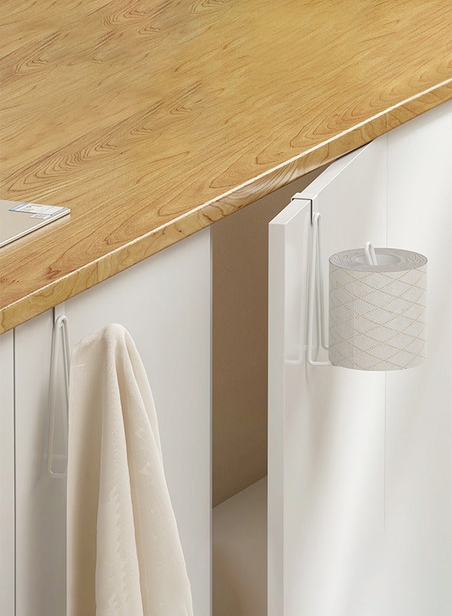 Black Wall-mounted Paper Towel Holder without Installation and Nailing, Kitchen, Bathroom, and Toilet Paper Towel Holder, Towel Rack, Shoe Rack - Image 2