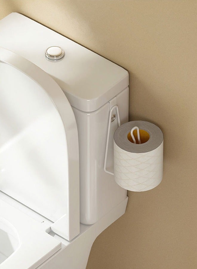 Black Wall-mounted Paper Towel Holder without Installation and Nailing, Kitchen, Bathroom, and Toilet Paper Towel Holder, Towel Rack, Shoe Rack - Image 4