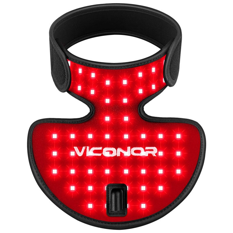 Viconor Red Light Therapy for Neck and Chest, Red Light Therapy for Face and Neck Device Portable 660nm Red Light & 850nm Near Infrared Light Therapy for Body for Skin Tightening - Image 1