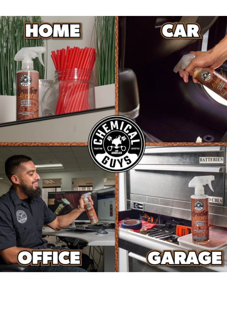 Chemical Guys  Leather Scent Air Freshener 473 ML - Image 3