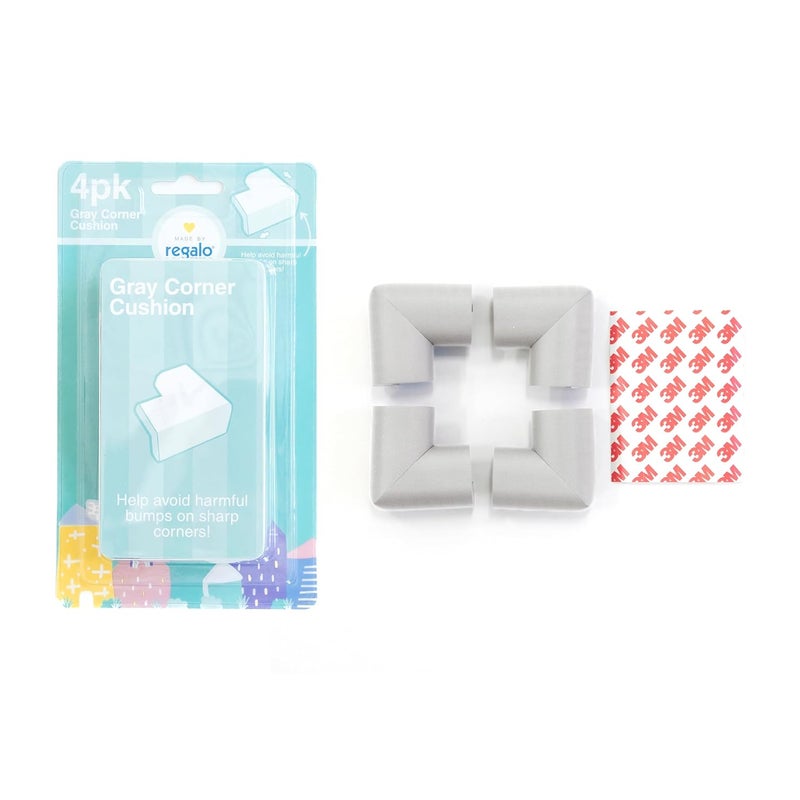 Regalo Home Safety Corner Cushion Small 4pk AwardWinning Brand Babyproofing Essential - Image 1