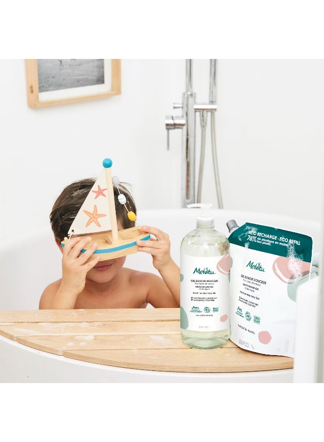 Melvita Organic Softness Shower Gel 1 L - Image 3