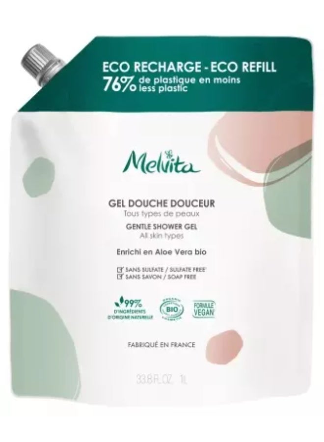 Melvita Organic Softness Shower Gel 1 L - Image 1