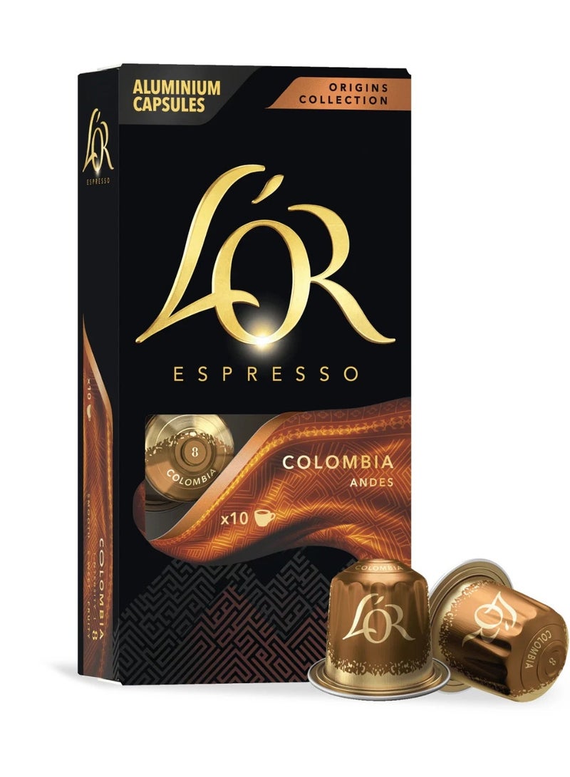 L'or lor espresso colombia 10 capsules - Image 1