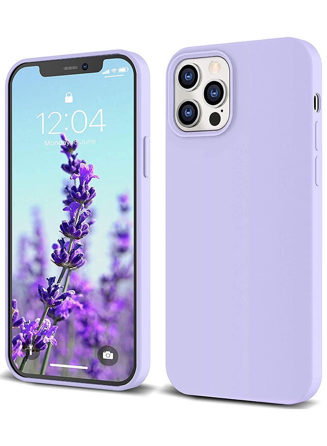 Theodor Protective Case Cover For APPLE IPHONE 12-12 PRO LIQUID SILICON PURPLE - Image 1