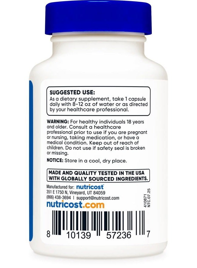 Nutricost Dihydroberberine Capsules (200mg, 60 Capsules) - More Bioavailable Metabolite of Berberine - Image 4