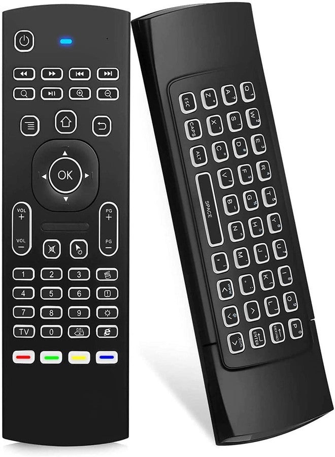 Guiheng MX3 Pro Mini Keyboard Backlight Fly Remote Mouse,Android TV Remote Control,IR Learning Mini Wireless Keyboard for Android TV Box.HTPC.IPTV.Pad.PS3/PS4 - Image 1