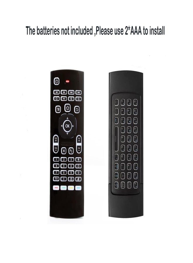 Guiheng MX3 Pro Mini Keyboard Backlight Fly Remote Mouse,Android TV Remote Control,IR Learning Mini Wireless Keyboard for Android TV Box.HTPC.IPTV.Pad.PS3/PS4 - Image 3