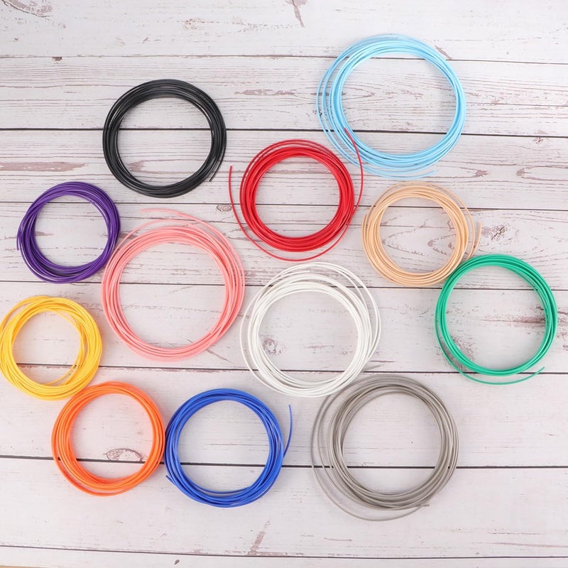10pcs Pla Printer Filament Refills Each High-Strength Low-Shrinkage Consumables Compatible with Standard Printing Pens Fast Forming with Toughness and Heat Resistance Random Color - Image 5