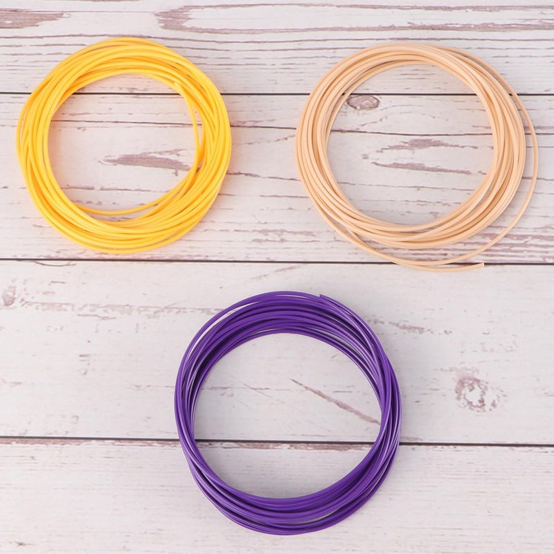 10pcs Pla Printer Filament Refills Each High-Strength Low-Shrinkage Consumables Compatible with Standard Printing Pens Fast Forming with Toughness and Heat Resistance Random Color - Image 4