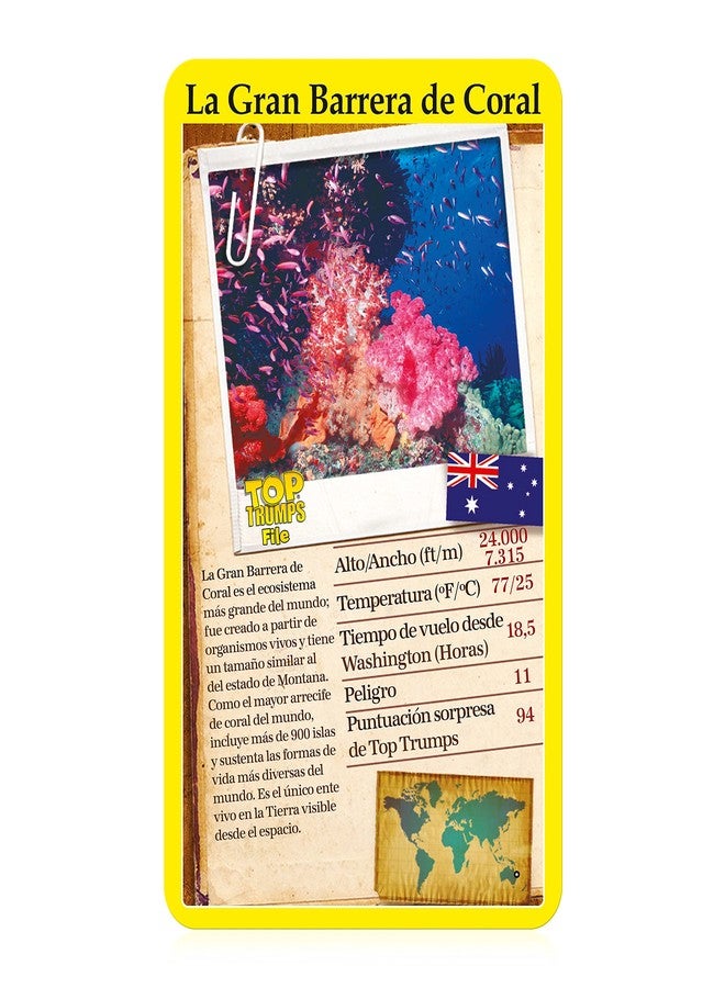 Top Trumps Juego de Cartas Top Trumps Wonders of The World Edición Español, Aprende sobre el Monte Everst y la Aurora Boreal en este Pack educativo, Regalo y juguete para niños y niñas de 6 años en adelante - Image 5