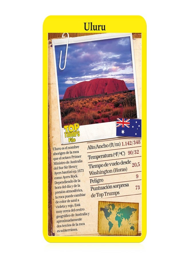 Top Trumps Juego de Cartas Top Trumps Wonders of The World Edición Español, Aprende sobre el Monte Everst y la Aurora Boreal en este Pack educativo, Regalo y juguete para niños y niñas de 6 años en adelante - Image 4