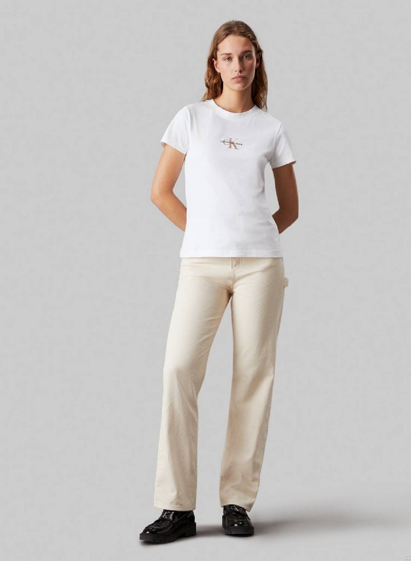 Calvin Klein Jeans Slim Monogram T-Shirt - Image 3
