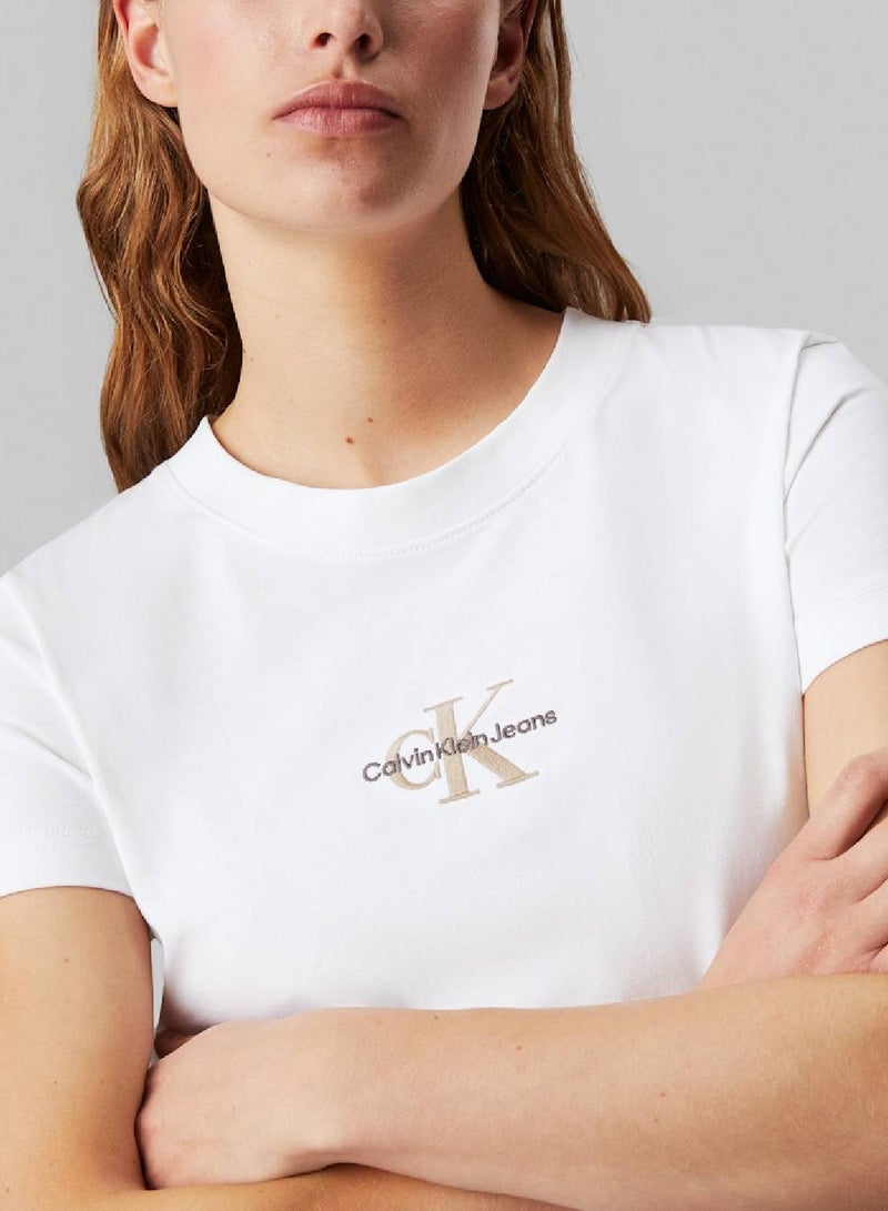 Calvin Klein Jeans Slim Monogram T-Shirt - Image 5
