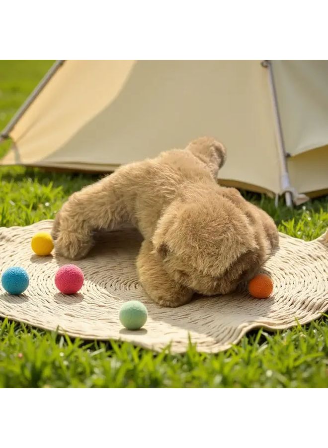 Cute Plush Toy Soft Fluffy Stuffed Animal With Expressive Eyes Palm Treasure Papa Kapi - Image 5