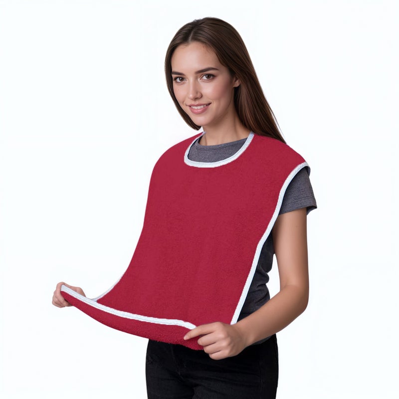 Noon Stain-Resistant Dining Apron with Pockets for Elderly Care and    Rehabilitation - Image 1