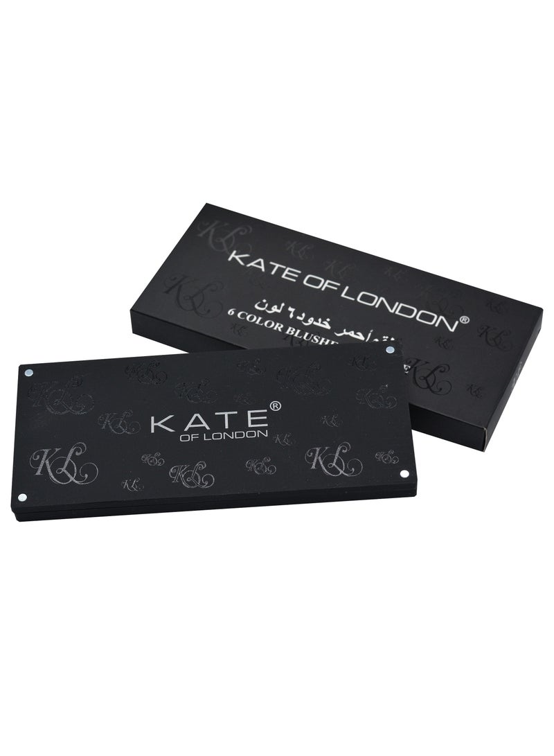 KATE OF LONDON لوحة أحمر خدود بـ 6 ألوان - Image 2