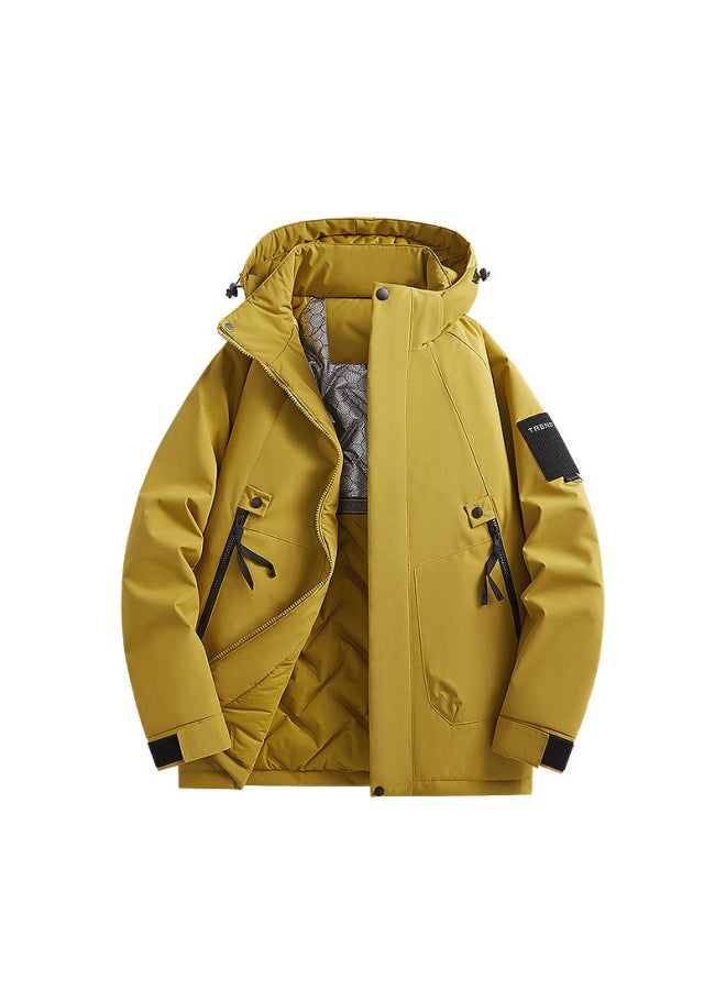 Graphene Big Brand Same Style Charge Clothes Cotton Clothes Outdoor Sports Double Thickened Coat Men And Women Same Style Cotton Clothes Mountaineering