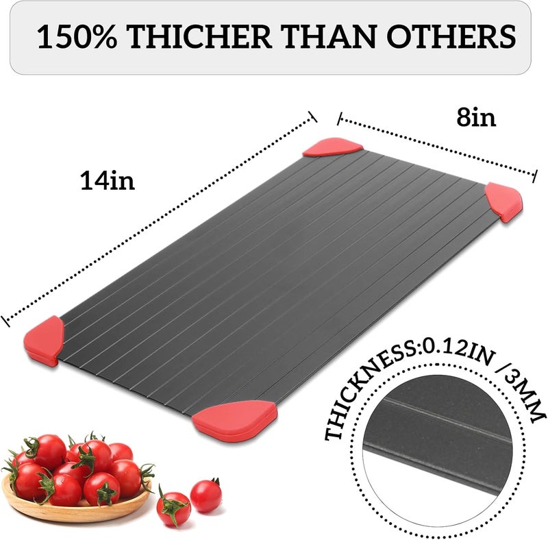 Spectabilis Defrosting Tray for Frozen Meat, Miraculous Rapid Natural Heating Defroster Board, Large Size Thawing Plate Kitchen Mat - Image 2