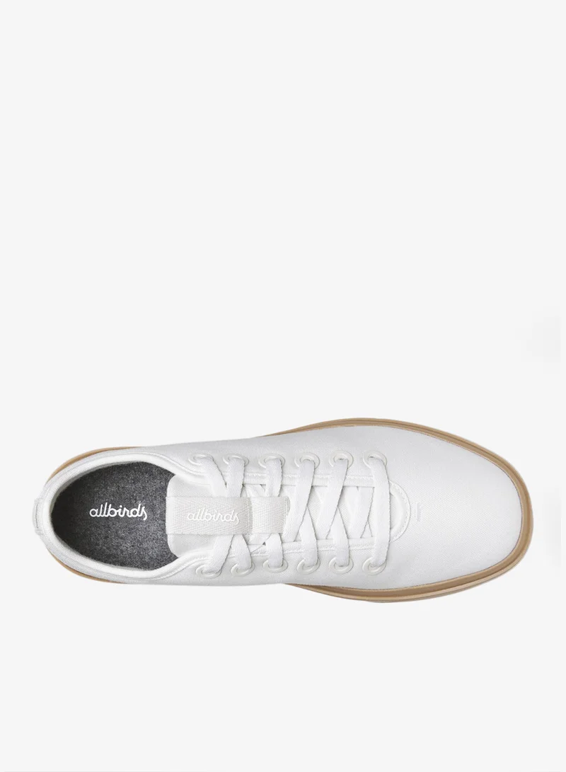 Allbirds WHITE Women's Canvas Piper - Blizzard (Bark Brown Sole)  Sneakers for Women | Best Price UAE
