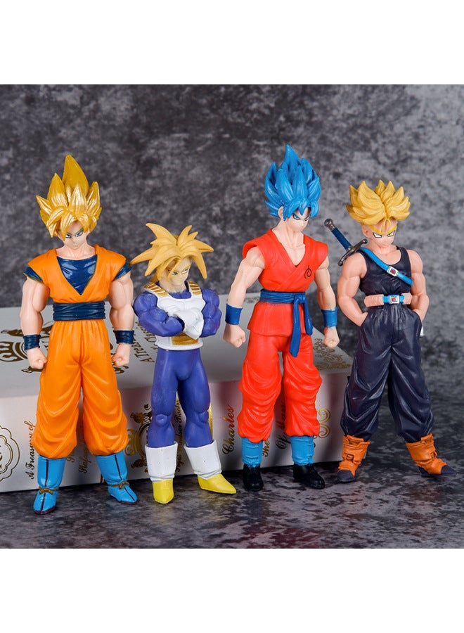 Cartoon Hand-made Doll Dragon Ball Sun Wukong Tranx Destruction God Bibeast 8 Dragon Ball Wholesale-Color:Dragon Ball 8-piece Set - Image 5