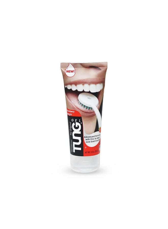 Tung Original Tongue Cleaning Gel - Strawberry Flavor - 85g