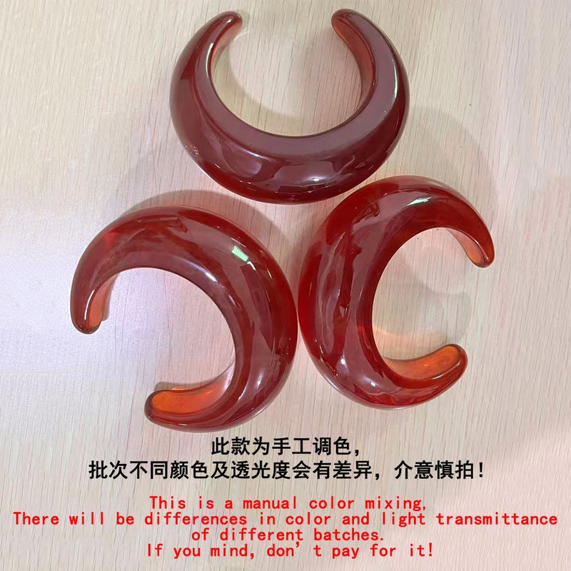 SHIXIN European and American Cross-Border Fashion Bracelets with Colorful Arc Surface Texture - Image 3