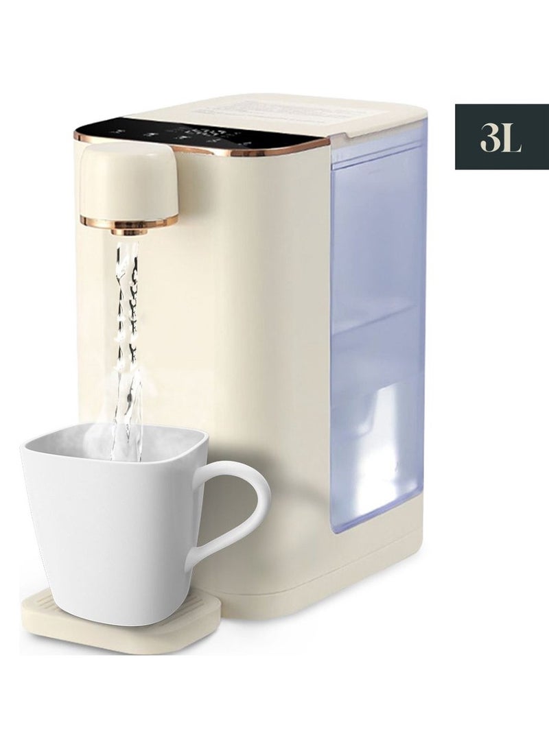 ET-LIFE Electric Hot Water Dispensers, Countertop Instant Hot Water Filter Dispenser Can Connect Bucketed Water for Home Kitchen Offices Dorm - Image 1