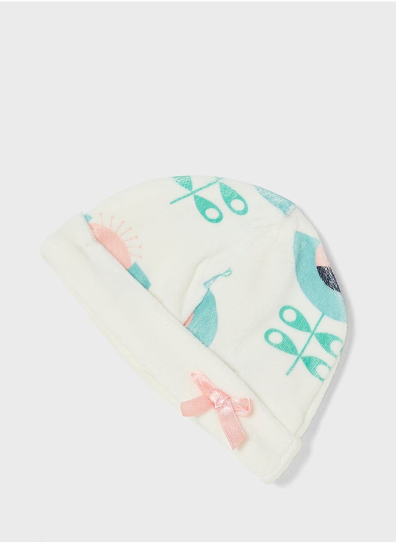 مينوتي ROMPER, HAT & SOCKS SET CREAM/AOP A2 PAK  - Image 4