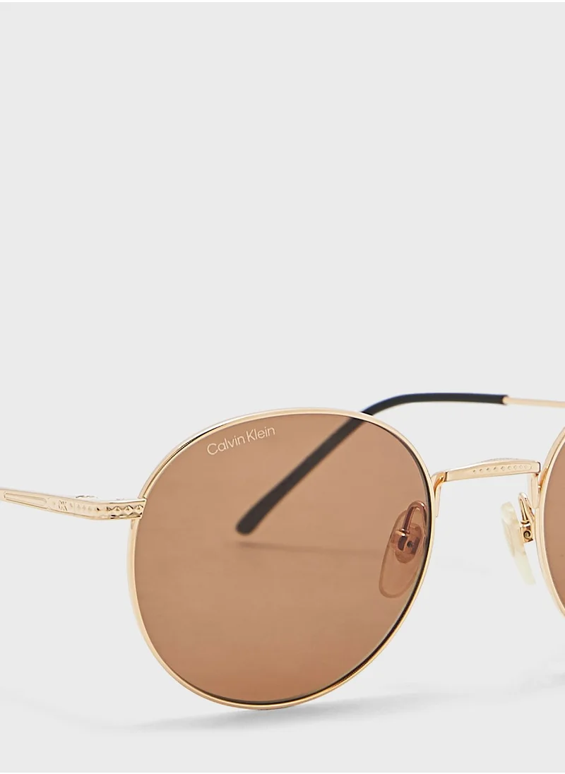 CALVIN KLEIN P-3 Round Sunglasses