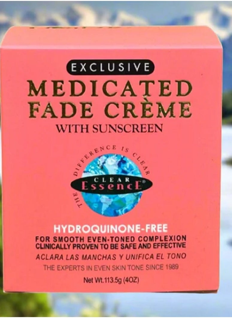 Clear Essence Medicated Fade Cream Hydroquinone-Free 4 oz