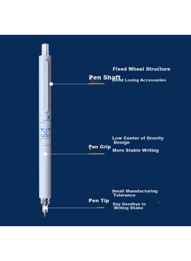 Kaco Kaco Essence Ocean Set (Ocean Story + Next To The Sea) 05 Black Neutral Pen 3-Pack *2 - Image 2