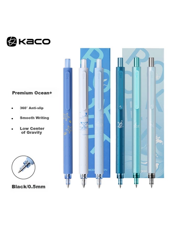 Kaco Kaco Essence Ocean Set (Ocean Story + Next To The Sea) 05 Black Neutral Pen 3-Pack *2 - Image 1