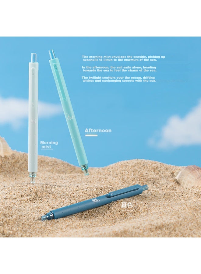 Kaco Kaco Essence Ocean Set (Ocean Story + Next To The Sea) 05 Black Neutral Pen 3-Pack *2 - Image 5