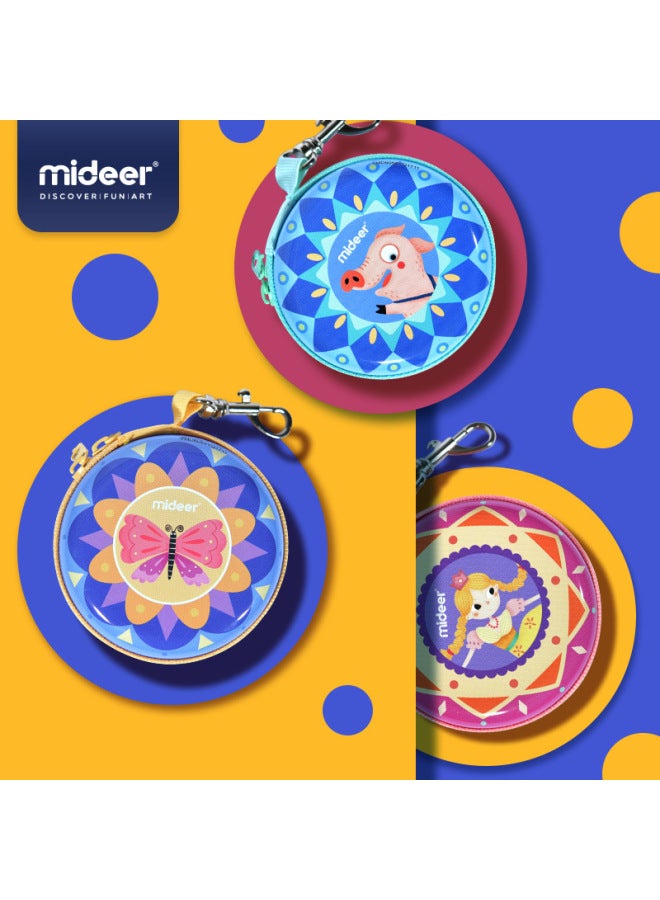 Mideer Cute Iron Coin Purse Children's Private Mini Treasure Chest Early Financial Literacy Skills Development Money Box-Color:Coin Purse-Piggy MD6056  - Image 3