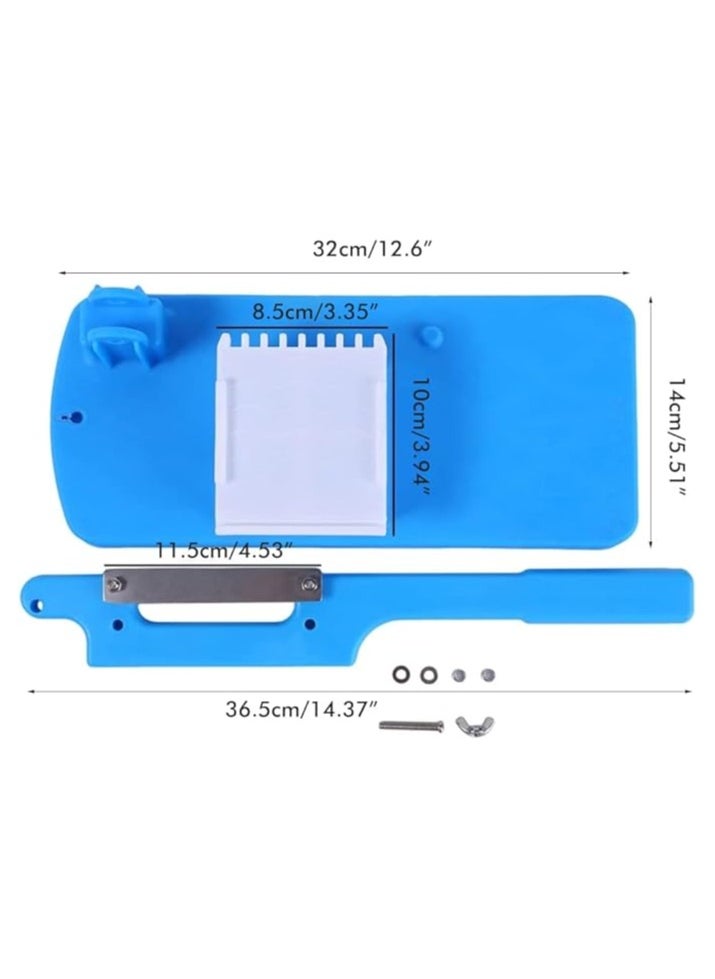 Master Gold - Portable Table Cutting Slicers Multifunctional Manual Cutter Machine for Ejiao Rice Cake Kitchen Stainless Steel Slicer with Handle Kitchen - Image 1