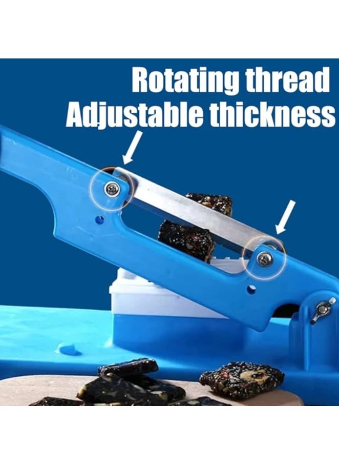 Master Gold - Portable Table Cutting Slicers Multifunctional Manual Cutter Machine for Ejiao Rice Cake Kitchen Stainless Steel Slicer with Handle Kitchen - Image 1