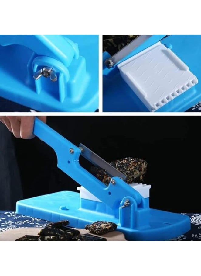 Master Gold - Portable Table Cutting Slicers Multifunctional Manual Cutter Machine for Ejiao Rice Cake Kitchen Stainless Steel Slicer with Handle Kitchen - Image 1