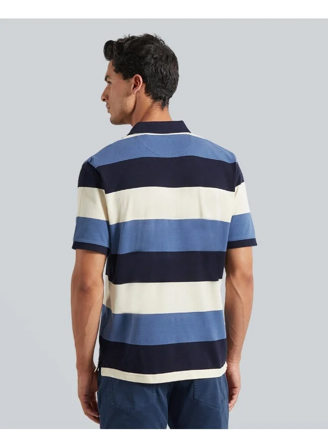 GANT  BLOCK STRIPE SS POLO for Men | Best Price UAE