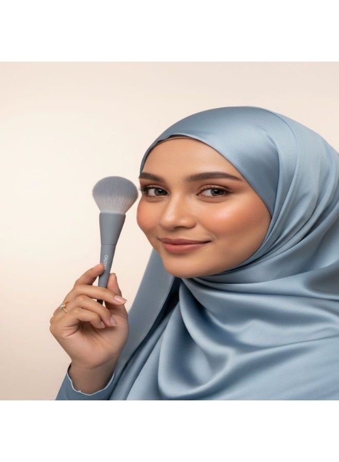 الحادي عشر طقم فرش مكياج احترافية من سلسلة XIYU  مكون من اثنتي عشرة قطعة، يتميز بشعيرات ألياف نانو حيوية فائقة النعومة ومقابض خشبية طويلة مع حقيبة تخزين أنيقة للحماية والتنقل. - Image 4